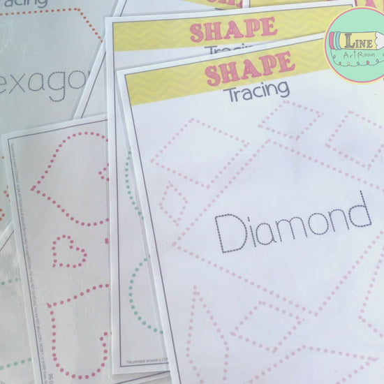 Shape Tracing Worksheets Video
