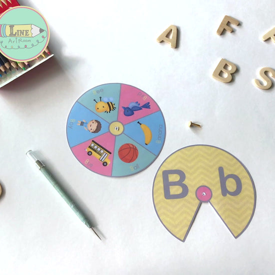 Alphabet Flashcards Spinner Video