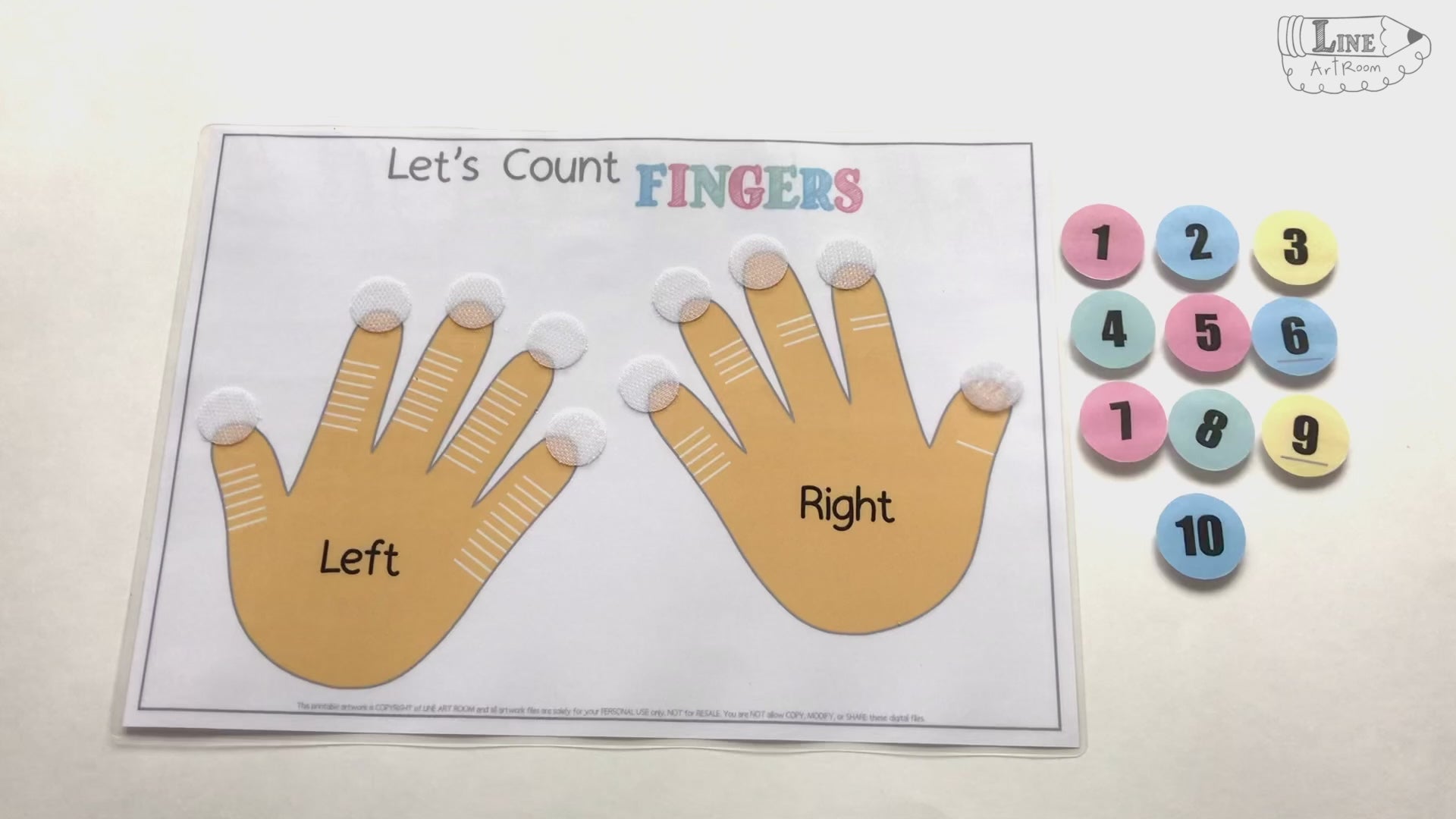 Fingers Counting Activities Video